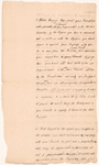 Letter to an unidentified recipient