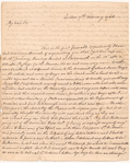 Letter from John Tabor Kempe to an unidentified recipient