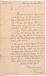 Letter from Lord Hillsborough [Wills Hills] to Sir Henry Moore