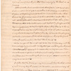 Letter to Sir William Johnson from a committee of the Kayaderosseras Proprietors