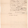 Letter to Reverend Dr. [Samuel] Auchmuty