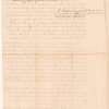 Letter from Robert Yates to John Watts, William Smith, Robert R. Livingston, and William Nicoll