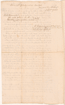 Letter from Robert Yates to John Watts, William Smith, Robert R. Livingston, and William Nicoll
