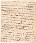 Letter to [William] Thom