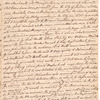 Letter recounting debates in Parliament relating to America