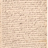 Letter recounting debates in Parliament relating to America