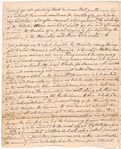 Letter recounting debates in Parliament relating to America
