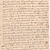 Letter recounting debates in Parliament relating to America