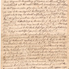 Letter recounting debates in Parliament relating to America