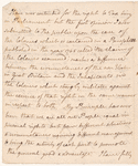 Letter from William Knox to John Blackburn