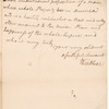 Letter from William Knox to John Blackburn