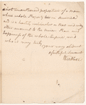 Letter from William Knox to John Blackburn