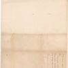 Letter from William Knox to John Blackburn