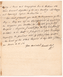 Letter to General [Frederick] Haldimand