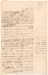 [Paragraphs] to be part of a letter from Governor [James Robertson] to Lord [George Germain]