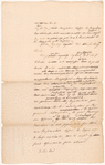 [Paragraphs] to be part of a letter from Governor [James Robertson] to Lord [George Germain]