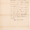 First sketch of a letter from Lord Dorchester [Guy Carleton] to Lord Sydney [Thomas Townshend]