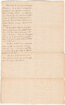 Abstract of [William Wyndham] Grenville's letter and [e]nclosure 20th October 1789