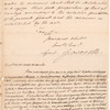 Letter from Lord Grenville [William Wyndham Grenville] to Lieutenant Governor [Alured] Clarke