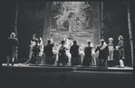 Dinner table scene from the stage production A Little Night Music