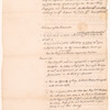 Notes of argument to be suggested in order to procure a Chancellor in the Province of New Jersey
