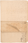 Letter from [John Murray] Lord Dunmore to [Wills Hills] Lord Hillsborough