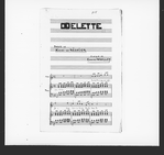 Regnier, Henri de. Odelette, poem by Regnier and set to music by Edward Wooley