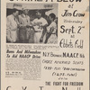 "Strike A Blow At Jim Crow", NAACP flyer 