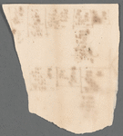 Piece of paper with calculations