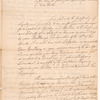 [Andrew] Elliot's draft of an address to Governor [James] Robertson