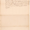 [Andrew] Elliot's draft of an address to Governor [James] Robertson