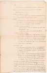 Notes for the proclamation to divide Lower Canada into counties and towns