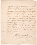 List of jewels sent to Robert C. Livingston, Esq. by Maturin Livingston