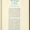 The Peoples of Africa