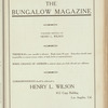 The Bungalow magazine