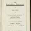 The Bungalow magazine