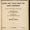 Songs and Tales from the Dark Continent