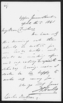 Harley, John Pritt. ALS to Dickens