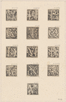 Roman Majuscule Alphabet