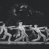Dancers performing "Beat Me Daddy Eight to the Bar" in the stage production Big Deal