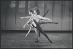 Dancers performing "Percussion I" in the stage production Dancin'