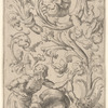 A Chimerical Man Striking a Centaur with a Club