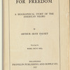 For Freedom
