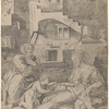 The Virgin With the Long Thigh, after Marcantonio's engraving after Raphael