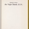 Getting to know the Virgin Islands, U.S.A