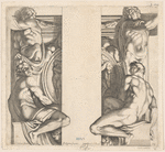 A plate from the Farnese Gallery Panels after Annibale Carracci's designs for Domenichino