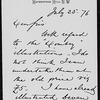 Barnard, Frederick. ALS to Messrs. Dalziel bros. Relates to illustrations for Charles Dickens' Dombey and son