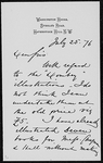 Barnard, Frederick. ALS to Messrs. Dalziel bros. Relates to illustrations for Charles Dickens' Dombey and son