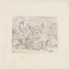 Tenniel, Sir John. Another drawing of the illustration on p. 81 for C. L. Dodgson's "Alice's adventures in Wonderland"