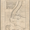 Map of Niagara Falls, and guide table